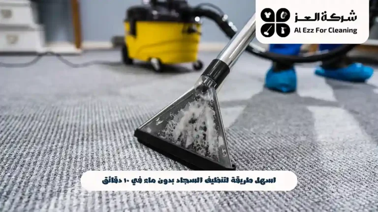 اسهل طريقة لتنظيف السجاد بدون ماء في 5 دقائق
