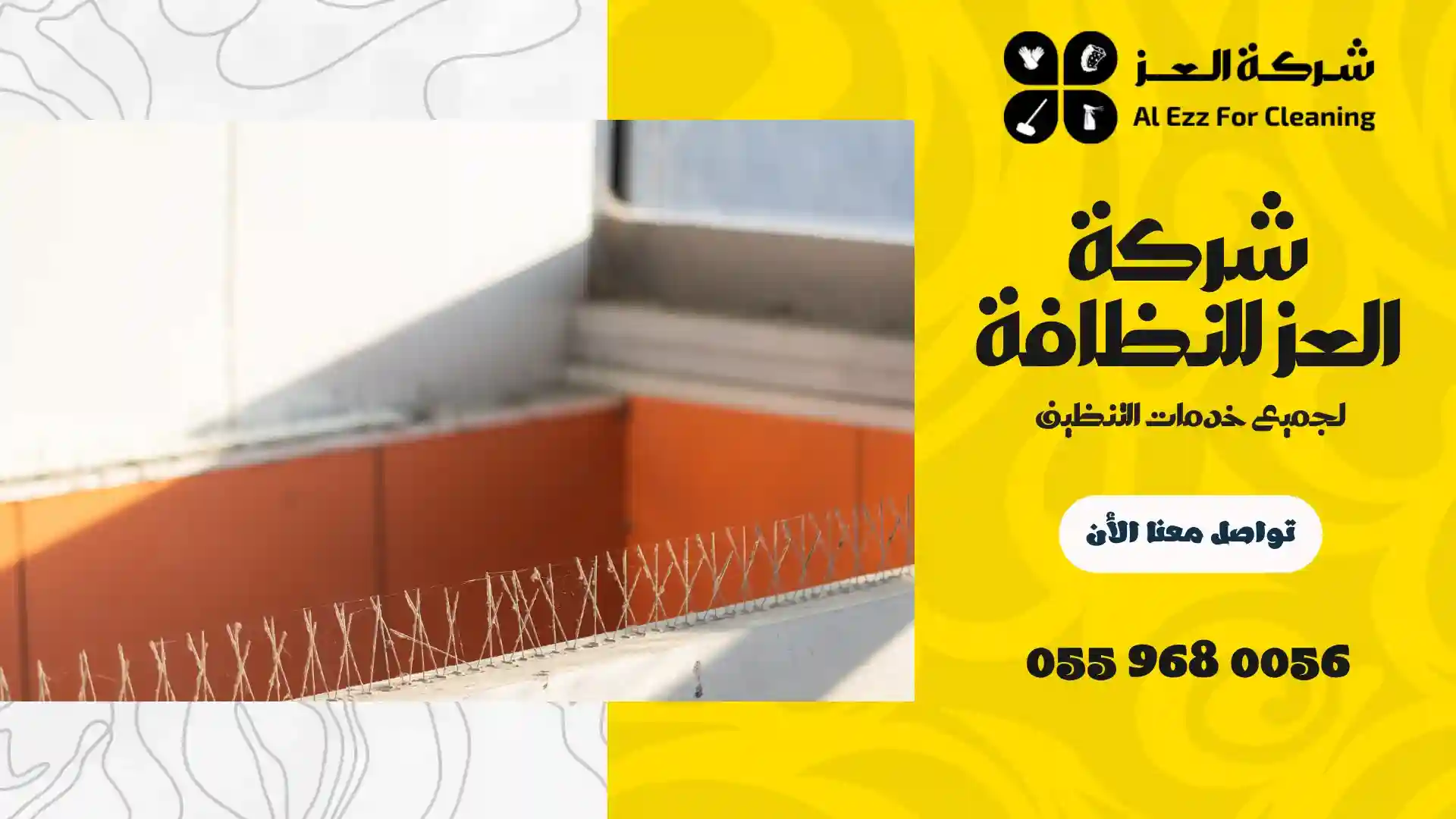 منع العصافير من دخول الشباك
